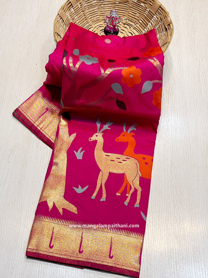 Krishnaleela Brocade Paithani #04