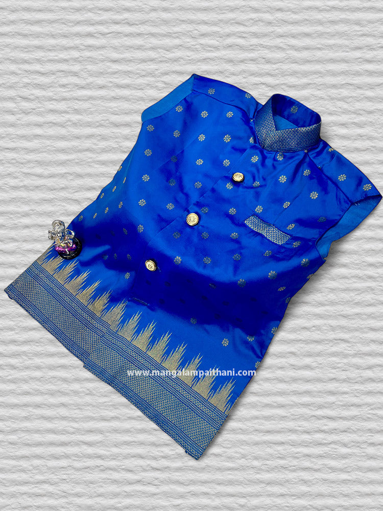 Paithani Jacket For Kids #03