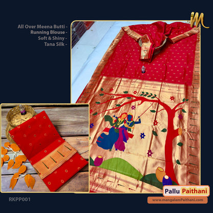 Radha Krishna Pallu Paithani #02