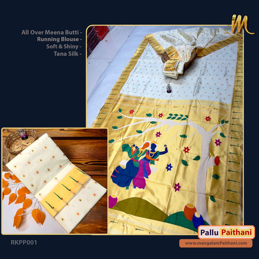 Radha Krishna Pallu Paithani #03