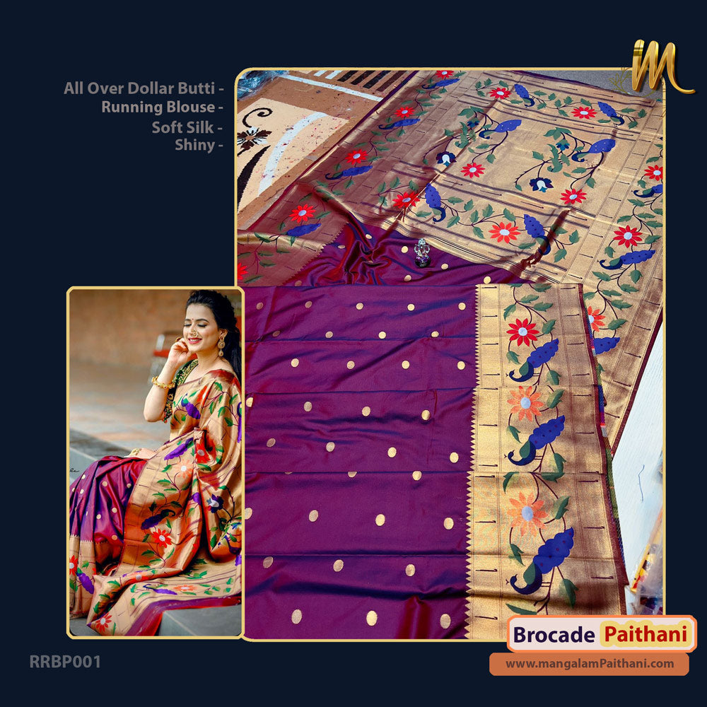 Radha Rani Brocade Paithani #05