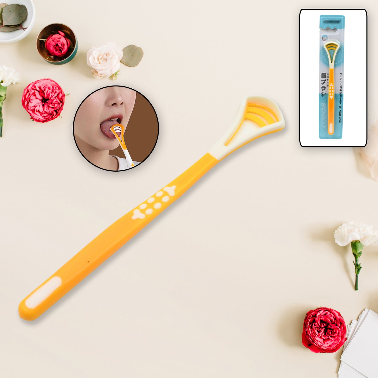 Tongue Scraper - Great For Oral Care (1 Pc)