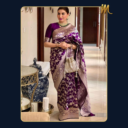 Krisha Lichi Silk Saree #02