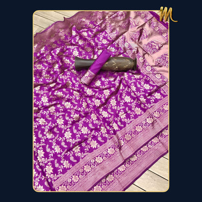 Krisha Lichi Silk Saree #02