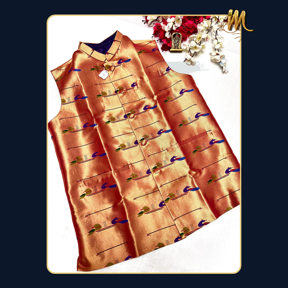 Mens Paithani Jacket #07