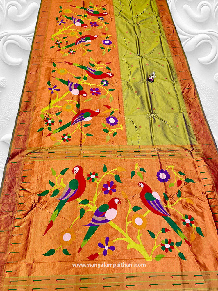 brocade paithani saree