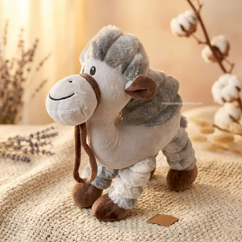 Cute Camel Soft Toy – Plush Stuffed Animal for Kids