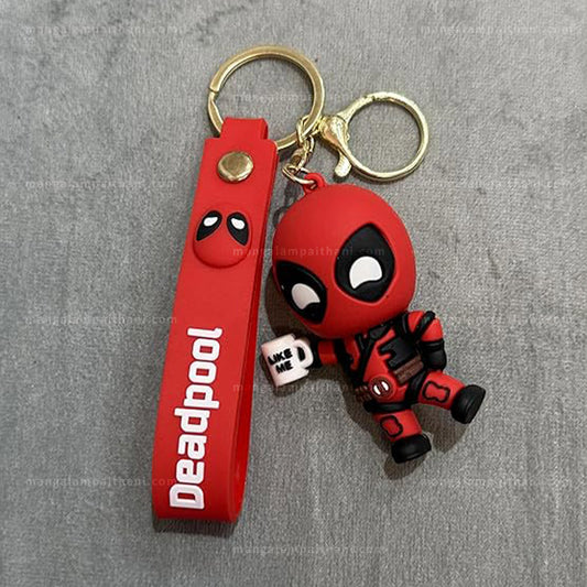 Deadpool Keychain with Coffee Mug (Pack of 3)