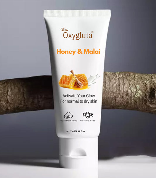 honey malai face wash