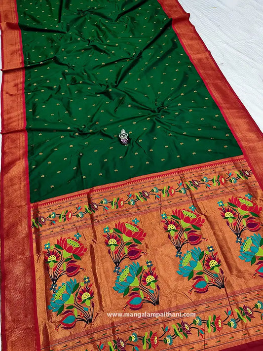 Semi Silk Kadiyal Paithani #02