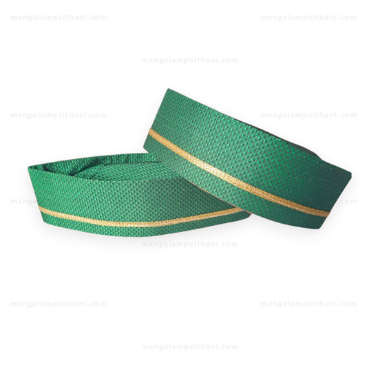 Ethnic Khun Topi with Golden Lace #01