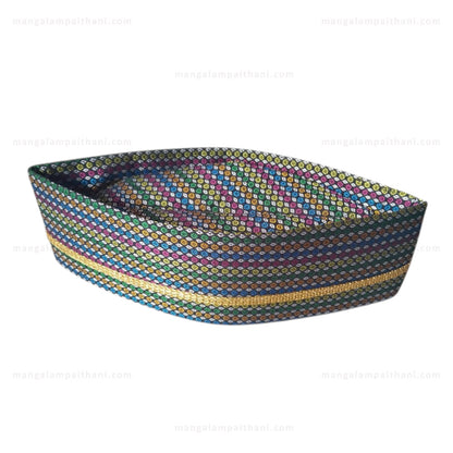Ethnic Khun Topi with Golden Lace #02