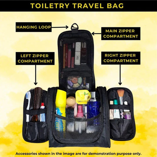 Outer Woods - Travel Toiletry Bag | Hanging Loop | Multiple Pockets