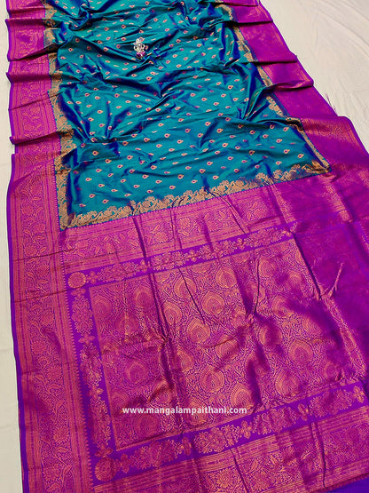 kanjivaram paithani saree