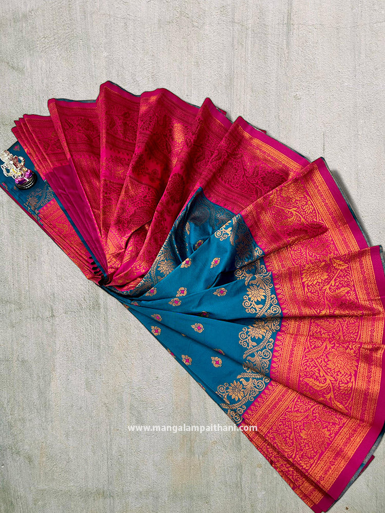 kanjivaram paithani saree