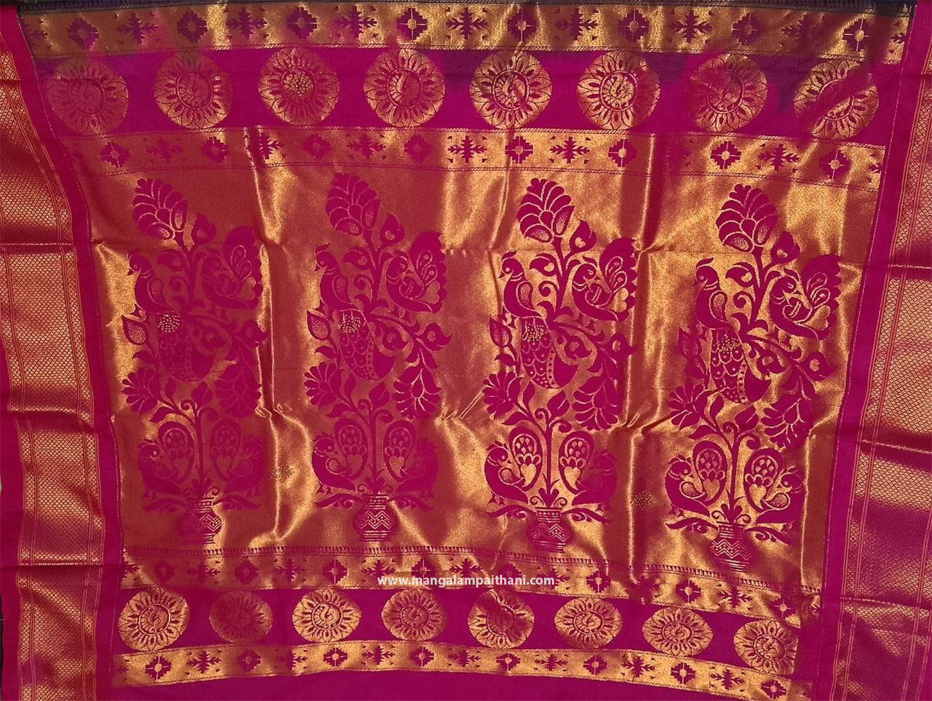 siroski work saree