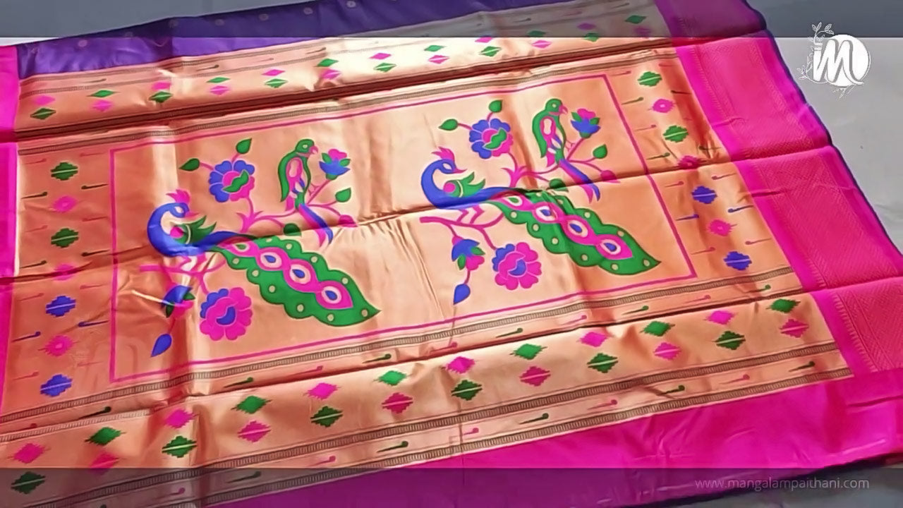 Load video: paithani saree